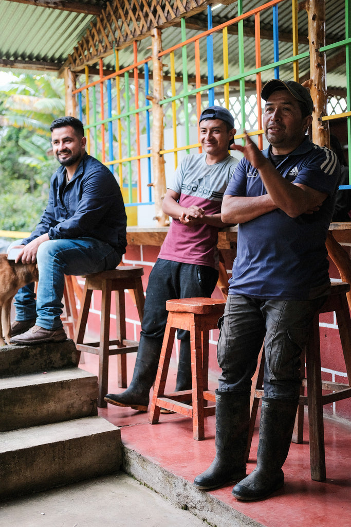 Esnaider Ortega Gomez & Family, Washed Sidra, Colombia