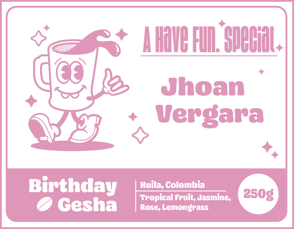 Jhoan Vergara, Special Washed Gesha, Colombia